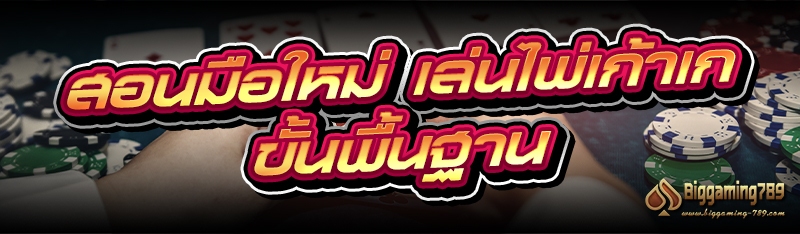 สอนมือใหม่ เล่นไพ่เก้าเก ขั้นพื้นฐาน