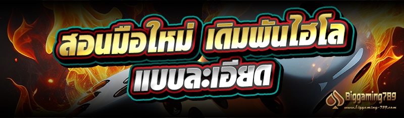 สอนมือใหม่ เดิมพันไฮโล แบบละเอียด