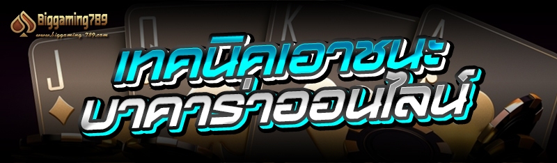 เทคนิคเอาชนะบาคาร่าออนไลน์